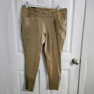 Ariat pro series khaki reinforced riding breeches equestrian horseback size 32R